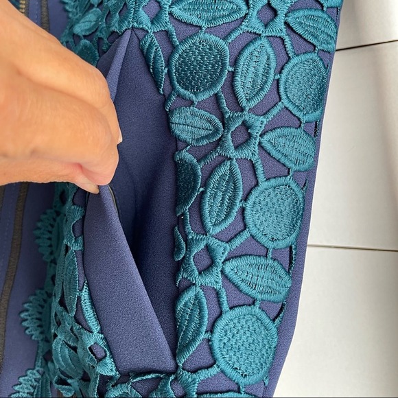 Self Portrait Scalloped Edge Bomber Jacket US 2 - Picture 7 of 11